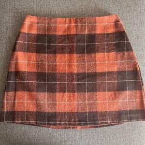 Plaid Skirt